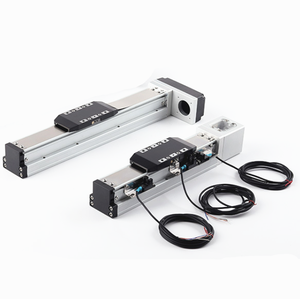 Módulo de mesa deslizante de 5 GTH50 robot de eje único integrado, carril de guía de movimiento lineal, actuador de tornillo de bola compatible con motor de CA - Product Image 1