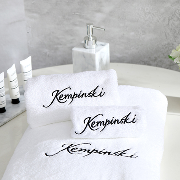 5 Stars Hotel Hand Towel Sets Luxury Used Pool Bath Face