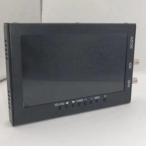 Gannyin 12V 7英寸SDI显示器AHD + CVI + TVI + CVBS 4合1薄膜晶体管液晶黑色金属外壳开放式机柜安装，带BNC接口 - Product Image 5