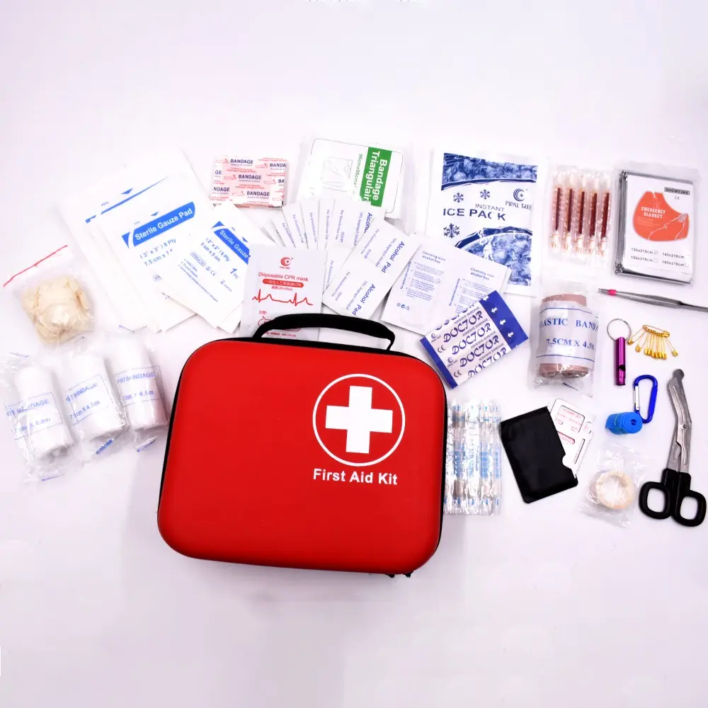 Kit de primeros auxilios de emergencia para coche, cocina, Camping, viaje, deportes, impermeable, portátil, EVA