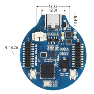 Best-seller RP2040 MCU pannello schermo da 1.28 pollici IPS 240*240 pixel 65K RGB rotondo modulo Display LCD - Product Image 6