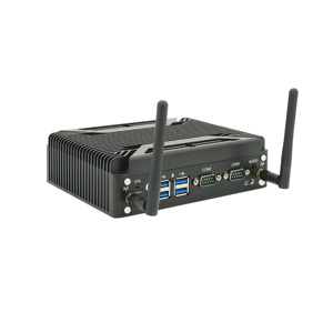 Yeni mikro bilgisayar ile 12th Gen işlemci N100 RJ45 Lan RS232 RS422 RS485 Com 9-36V DC fansız Mini PC - Product Image 3