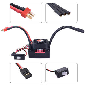 SURPASS HOBBY 80A Wasserdichter bürstenloser elektrischer Drehzahl regler mit Schalt modus BEC 5.8V/5A für RC-Cars - Product Image 5