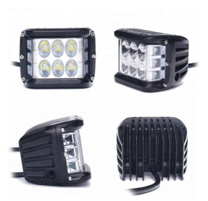 4 inç 6000k <span class=keywords><strong>LED</strong></span> Strobe çalışma ışığı <span class=keywords><strong>3</strong></span> yan su geçirmez projektör Off-road Jeep kamyon çalışma için uygun mavi kırmızı