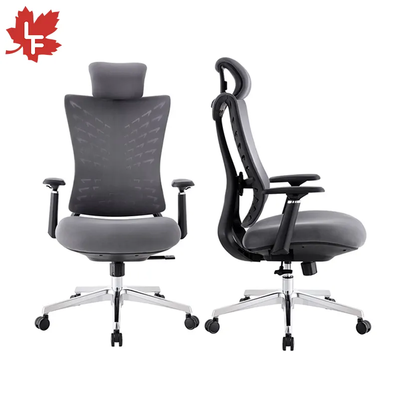 Manufacturer best price ergonomic swivel chair mesh office chair padded lumbar support executive office chairs for sale