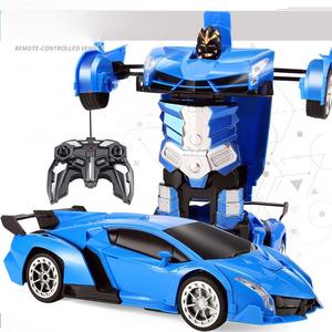 <strong>2025</strong> Transforming <strong>RC</strong> Car Cool Sports Car to Robot Remote Control Fun for Kids Durable Design Easy Transformation - Product Image 3