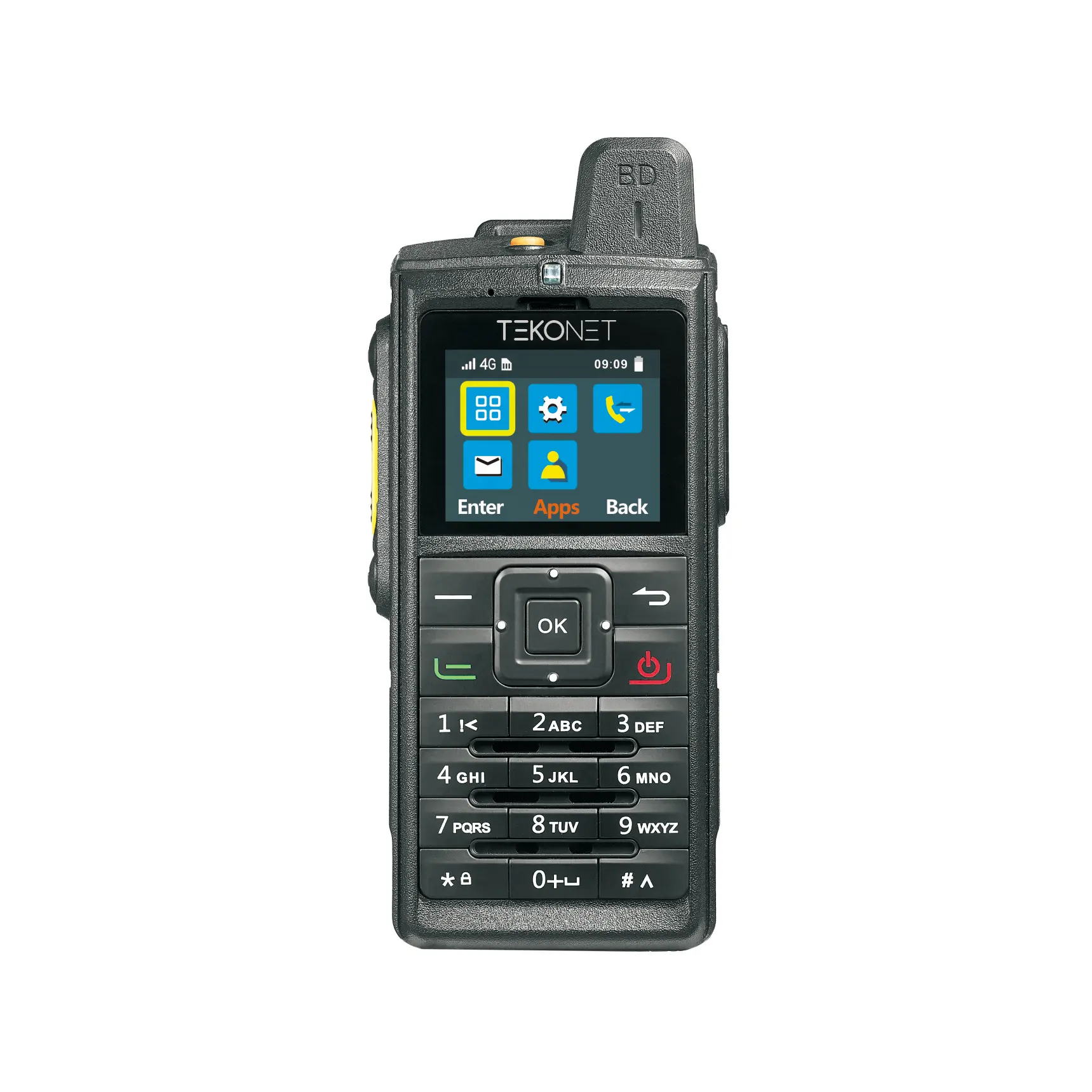 TEKONET FR190 Android 4G LTE POC Rádio Push para falar sobre celular com GPS Wifi Walkie Talkie Celular