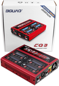 BGUAD CQ3 100W x 4 RC多機能4チャンネルスマートインテリジェントバランス充電器 (LiPo LiHV LiFe NiMH NiCd鉛バッテリー用) - Product Image 6