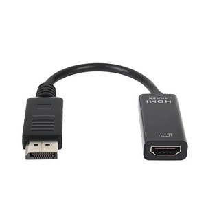 DP 1,2 unidireccional a HDMI 1,4 Puerto de pantalla DP chapado en oro a adaptador HDMI (macho a hembra) Adaptador DisplayPort 4K a HDMI - Product Image 1