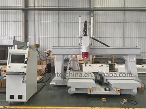 <strong>CNC</strong> Wood Chair Making Machine 2 Tables 5 Axis Wood <strong>Processing</strong> <strong>Center</strong>