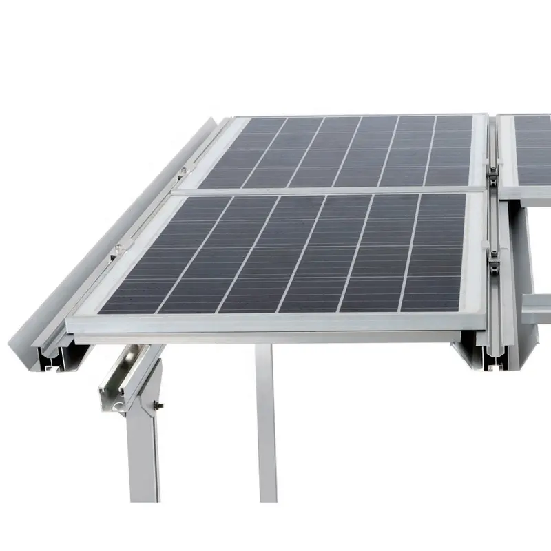 Système de collecteur solaire installation au sol système de support solaire à montage incliné système de montage solaire à toit plat