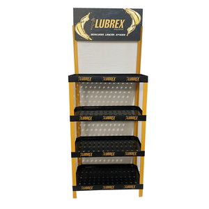 Kunden spezifisches 4-Tier-Display aus PVC/PP-Kunststoff für den Pop-Einzelhandel für Flaschen dosen boxen - Product Image 1