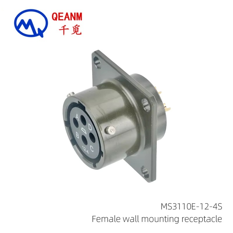 MS3110E-12- Female wall mounting receptacle