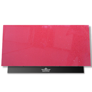 TMZ STONE ODM OEM Quartzo RED Quarzo <strong>1010</strong> Sparkle Red Artificial Quartz for Countertops Vanity Tops - Product Image 5