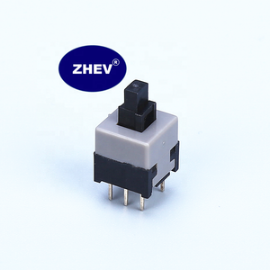 8.5x8.5MM 6 Pin ROHS ile Tact anahtarı Normal açık kendinden kilitleme basmalı düğme anahtarı - Product Image 1