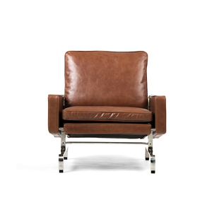 लिविंग रूम के लिए विंटेज चमड़े की कुर्सी आधुनिक थोक चमड़े का सोफा - Product Image 2