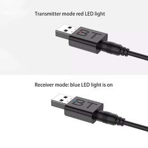 2in1ミニステレオ<span class=keywords><strong>Bluetooth</strong></span> 5.0オーディオレシーバー/トランスミッターAUX RCA USB <span class=keywords><strong>3</strong></span>.5mmジャックスチールTV PCカーキットワイヤレスアダプター付き - Product Image 3