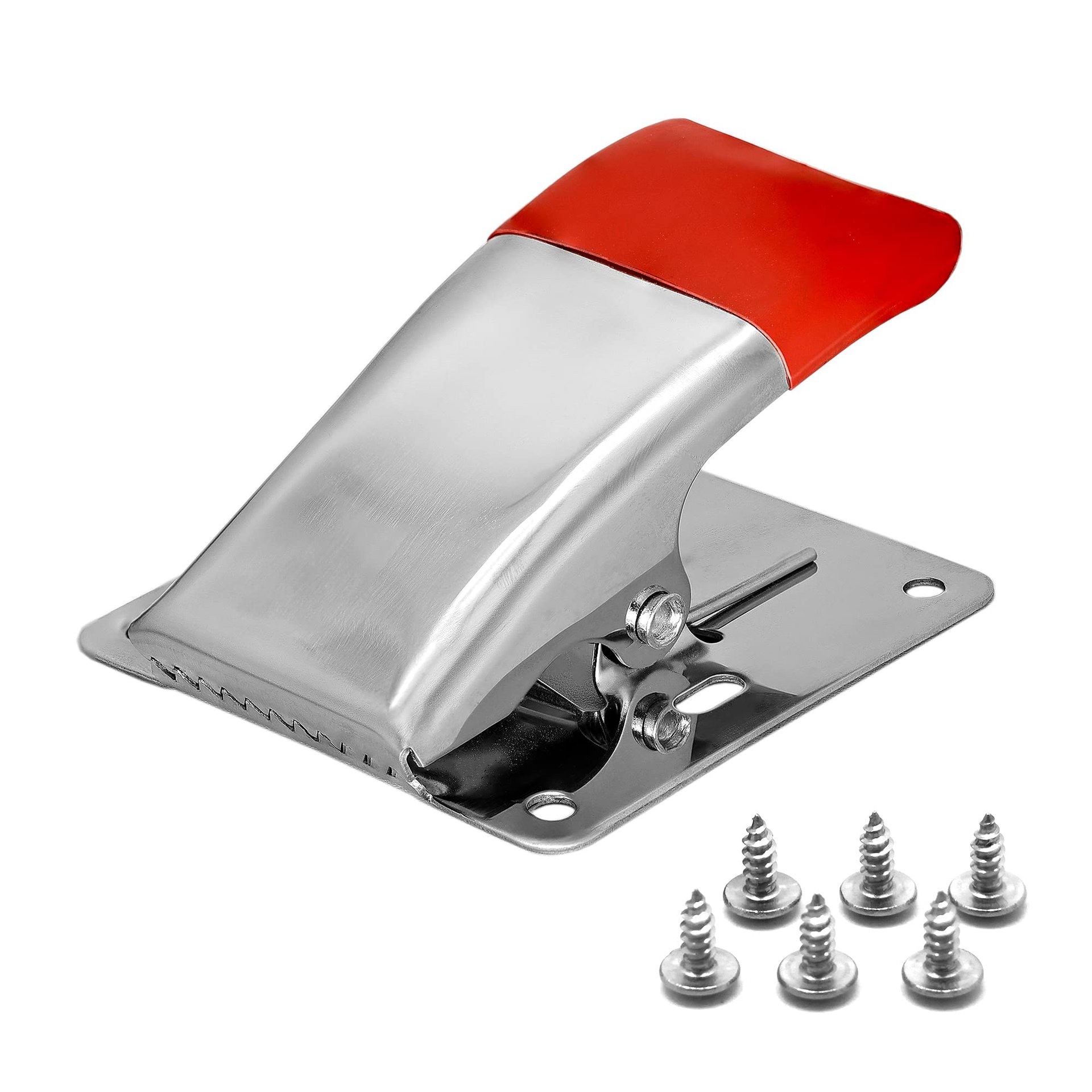 Fish clip with red protective cover