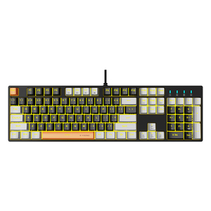 Hot Sale Computer tastatur in voller Größe 104 Tasten LED-Hintergrund beleuchtung Kabel gebundene mechanische Gaming-Tastatur - Product Image 6