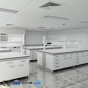 מעבדה ציוד ריהוט צד שולחן מתכת עבודת מעבדה ספסל עם כיור נירוסטה ספסל עבודה - Product Image 6