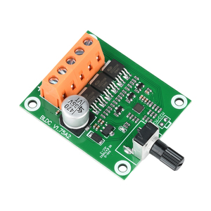 Scheda di controllo dell'azionamento del motore Brushless 75W 200W DC 12 v24v regolatore di velocità del motore del ventilatore Brushless ad alta potenza - Product Image 4