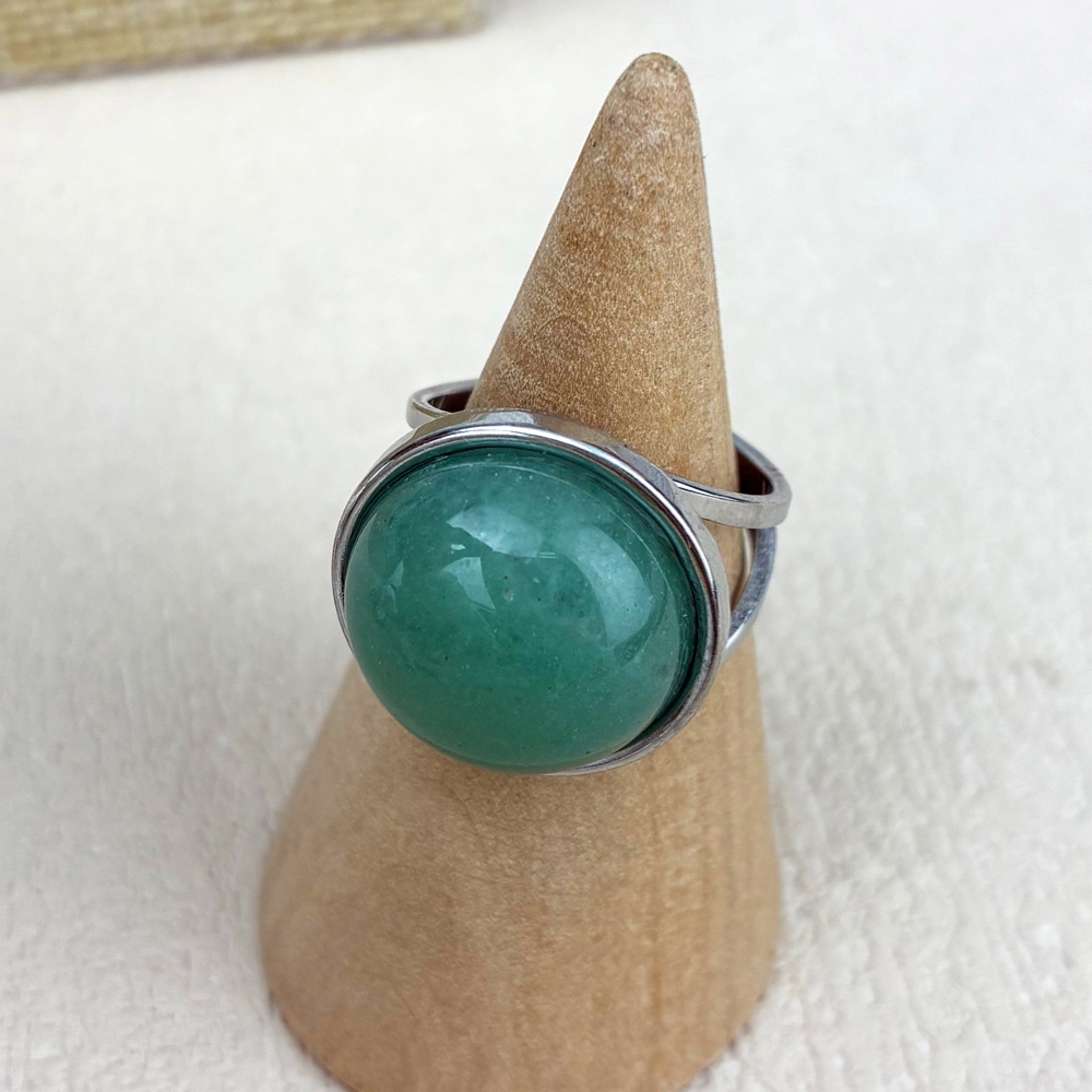 Green aventurine - gold