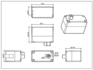มอเตอร์ล็อกลิ้นชักไฟฟ้าอัจฉริยะพร้อมกล่องฟันปรับแต่งได้ทันสมัย - Product Image 5