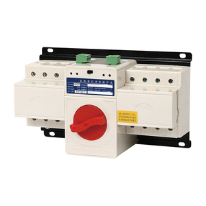 Fabrika kaynağı manuel elektrik alev koruma 2P 3P 4P 400V 63A Mini tip CB seviye ATS çift güç otomatik Transfer anahtarı - Product Image 2
