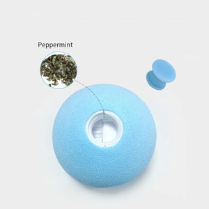 E & S Smart Interactive Kitten Kitty Toy Eco-Friendly Squeaky Catnip Training Ball Hecho de material EVA duradero Caja de embalaje - Product Image 6