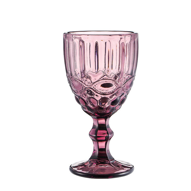 Gobelet à vin violet (motif)
