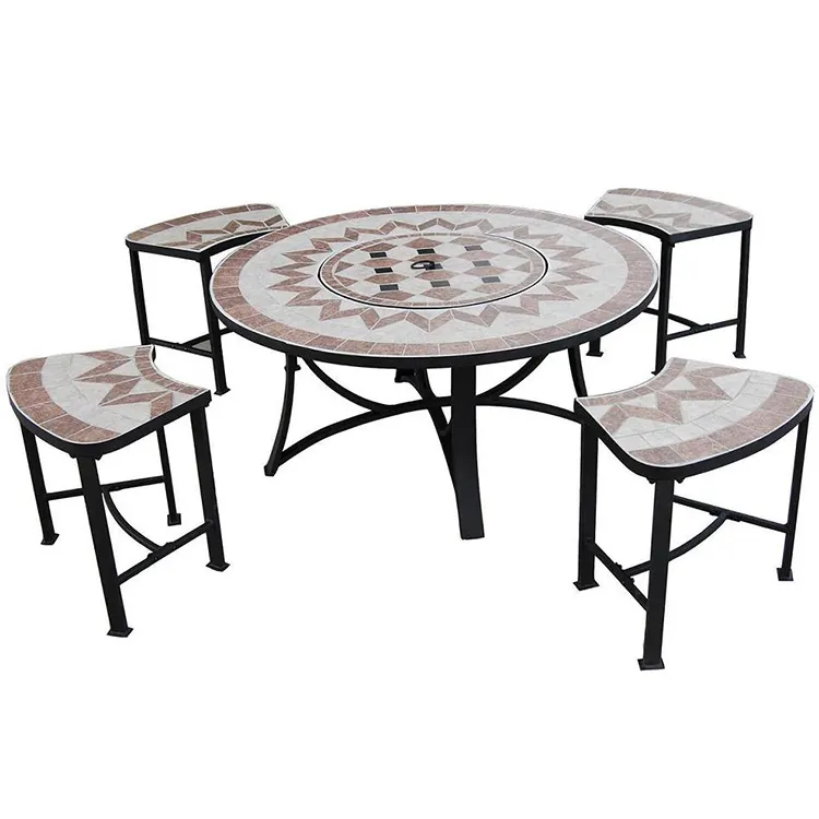 Azulejos de cerámica para mesa de mosaico, juego de jardín, mesa de mosaico