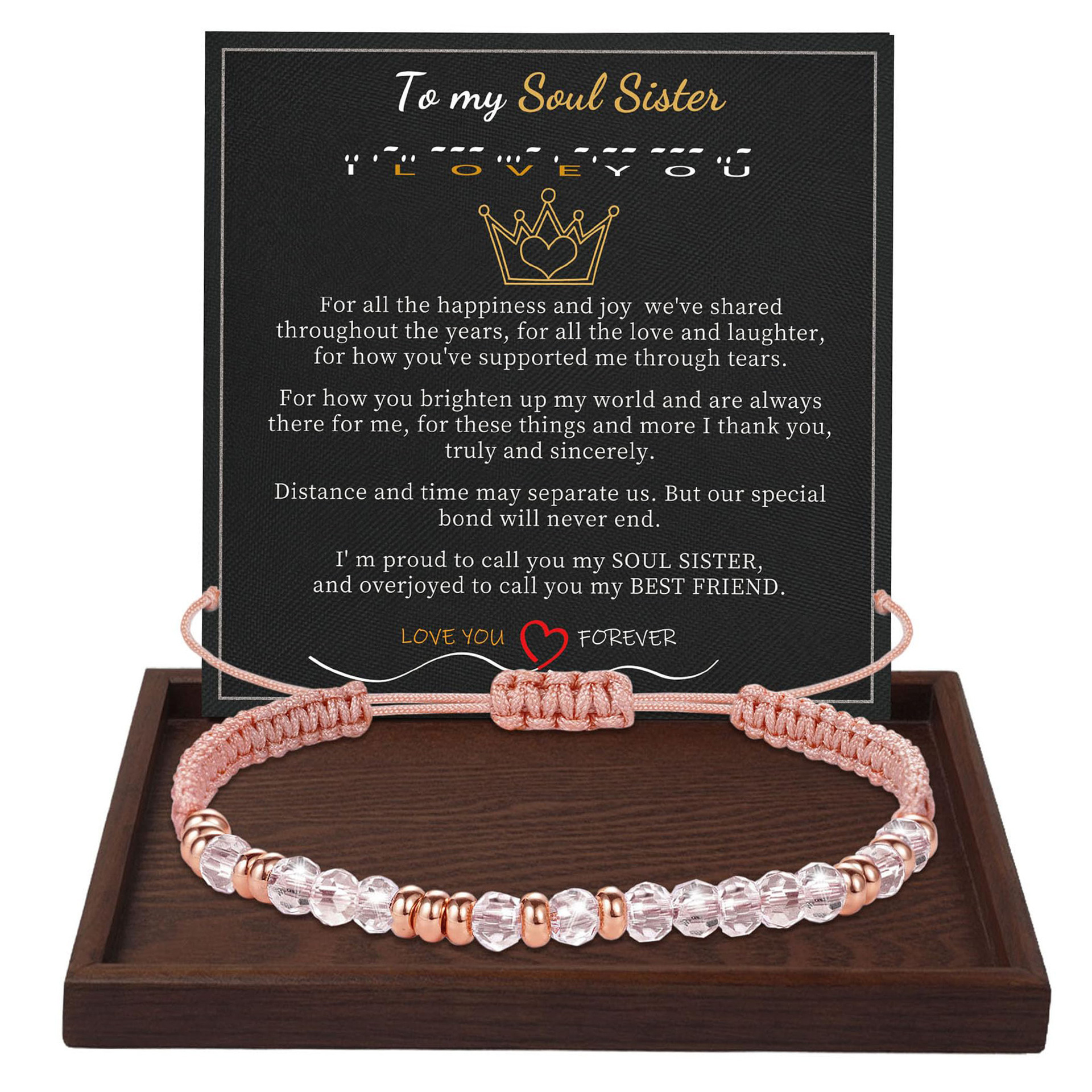 Pulsera Mix-Password + tarjeta hermana alma