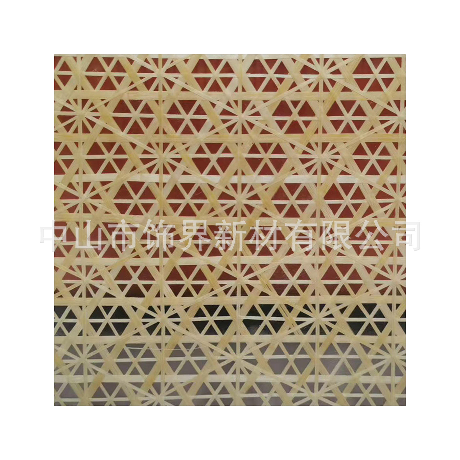 Tejido de bambú colorido en forma de arroz (doble capa)