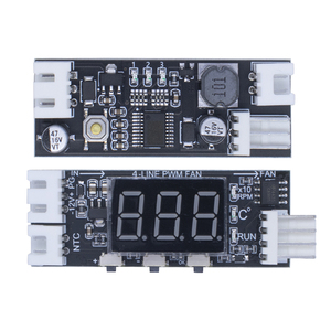 DC <strong>PWM</strong> 4 Wire Fan <strong>Temperature</strong> Control <strong>Speed</strong> <strong>Controller</strong> <strong>12V</strong> 0.8A Chassis Computer Noise Reduction Module 3950 NTC - Product Image 1