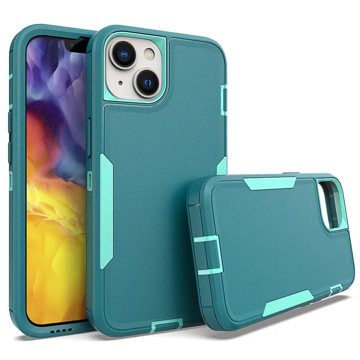 Capa de Armadura Defender à Prova de Choque Para IPhone 15 14 13 Mini 12 11 Pro Max X XS XR SE 2020 6 7 8 PLus Montagem Do Carro Tampa Híbrida Magnética