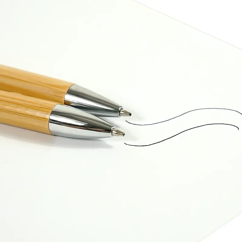 ギフト卸売プロモーションパーソナライズされたライティングペンプラスチック竹ボールペン
