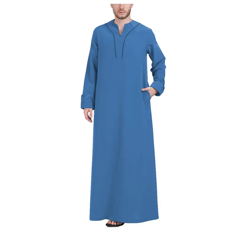 ثوب رجالي إسلامي من القطن بنمط مغربي رخيص الثمن وبجودة عالية