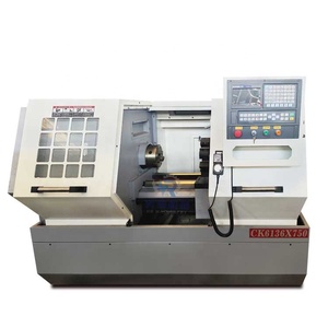 Siemens controlador CNC torno CK6136 Mini máquina automática de torno CNC - Product Image 3