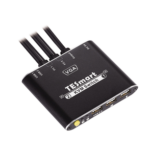 TESmart OEM ODM Factory ingresso di alta qualità uscita a 2 porte 1 per Laptop VGA KVM Switch USB 2.0 1080 p60hz VGA KVM Switch - Product Image 3