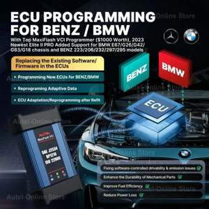 Autel Maxi Flash JVCI J2534 ECU-Programmier gerät Funktioniert mit IM608/IM608PRO-Programm-Steuergeräten für spezifische Funktionen - Product Image 4