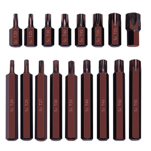 Özelleştirilebilir 60 adet karbon çelik tornavida Bit Set el aracı tamir bahçe ev kullanımı için kutu ambalaj plastik alet kutusu depolama - Product Image 4