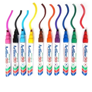 Artline EK-90 square Head Oily Quick Drying Waterproof <strong>Permanent</strong> <strong>Marker</strong> with <strong>Chisel</strong> Tip 2-5mm - Product Image 1