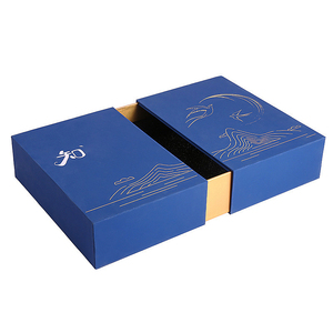 双门抽屉礼品盒燕窝补品UV涂层光泽层压纸板包装盒厂家定制LOGO - Product Image 4