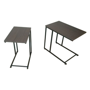 Bàn điều khiển hình chữ C tối giản hiện đại Bàn cà phê di động cho phòng ngủ & phòng khách cho căn hộ - Product Image 3