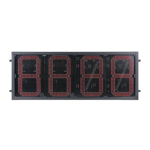 12-Zoll-Elektronik-LED-Countdown-Timer Countdown-Bildschirm 7-Segment-LED-Anzeige für LED-Gaspreis schilder der Anzeigetafel