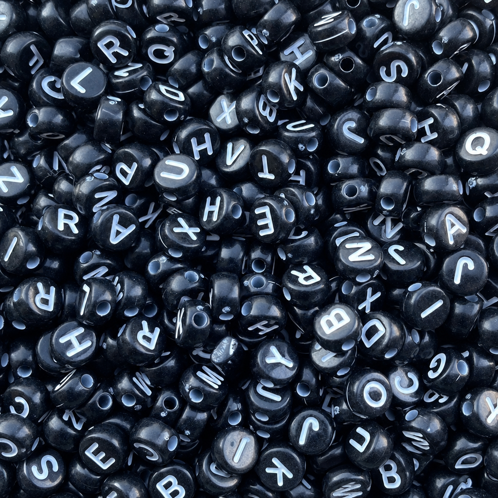 4x7mm Noir + Blanc