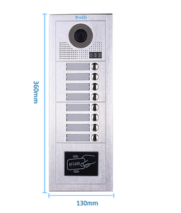 Directo de fábrica 1-8 apartamento Home Video Door Phone kit Timbre de la puerta Cámara Sistema de videoportero con cable - Product Image 3