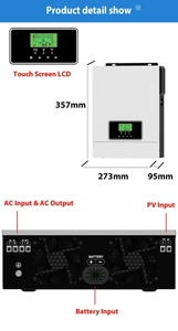 Chasun Victor NML Series Off Grid <strong>Inverter</strong> DC to AC Low PV <strong>Input</strong> 30-400VDC Pure Sine Wave Off Grid <strong>1</strong>.6KW/3KW MPPT Solar <strong>Inverter</strong> - Product Image 3