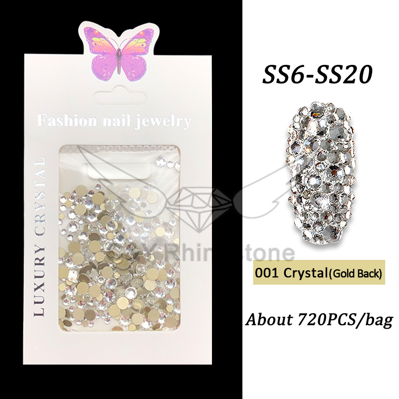 001 Crystal (Gold Back)