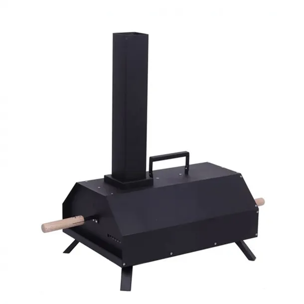 BBQ grill macchina da cucina a carbone pellet di legno/carbone di legno forno per pizza con pietra per pizza per esterni